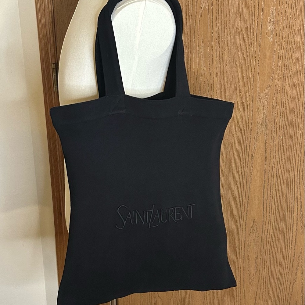 Saint Laurent Black Fleece Tote